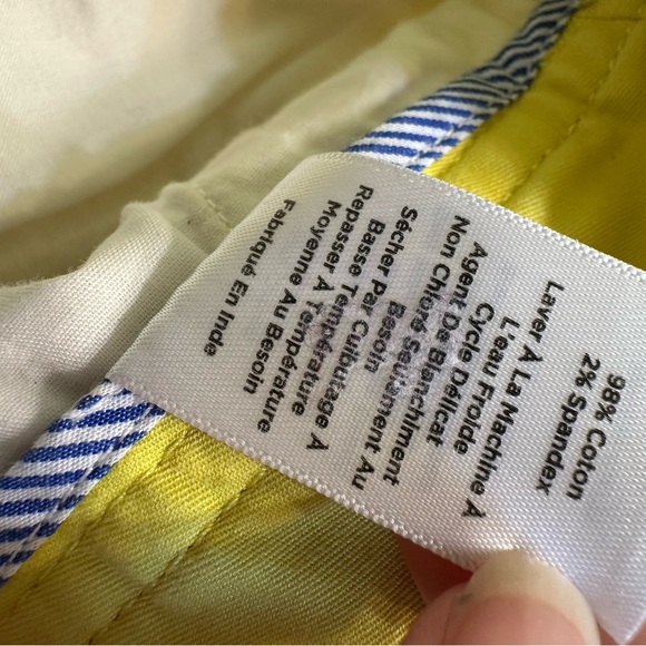 Talbots relaxed chino pants women 4 yellow - Picture 13 of 13